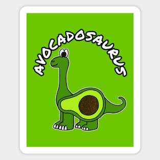 Avocadosaurus Avocado Dinosaur Diplodocus Healthy Eating Vegan Sticker